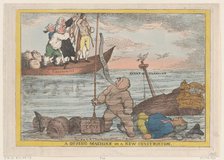 A Diving Machine on a New Construction, May 31, 1806., May 31, 1806. Creator: Thomas Rowlandson.