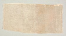 Fragment of Draped Court Apparel, 1700s. Creator: Unknown.