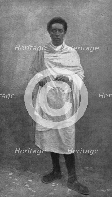 'La destitution du negus d'Abyssinie; Lidje Yassou, le negus dechu', 1916. Creator: MH Fay.