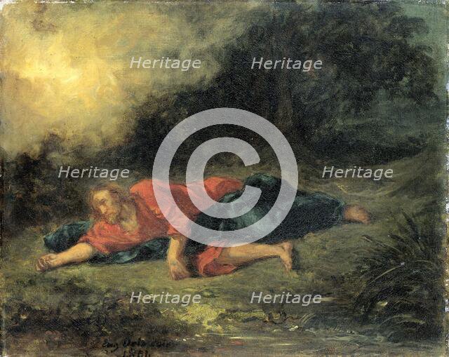 The Agony in the Garden, 1851. Creator: Eugene Delacroix.