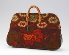 Carpetbag, American, ca. 1860. Creator: Unknown.