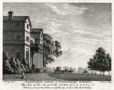 Wakefield Lodge in Whitlebury Forest, Northamptonshire, 1774. Artist: Michael Angelo Rooker