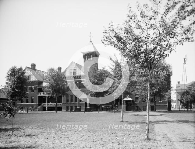 Saginaw General Hospital, Saginaw, Mich., between 1900 and 1910. Creator: Unknown.