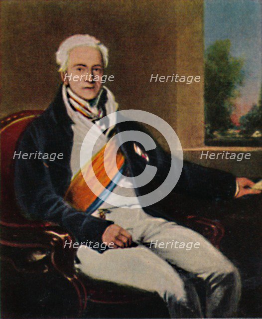 'Staatskanzler Fürst Hardenberg 1750-1822. - Gemälde von Lawrence', 1934. Creator: Unknown.