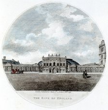 Façade of The Bank of England, Threadneedle Street, London, 1796. Artist: Unknown