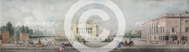 The Alexandrinsky Theatre (From the panorama of the Nevsky Prospekt), 1830.