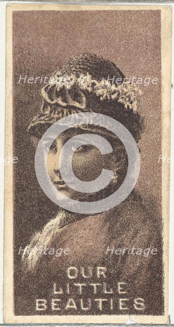 From the Actresses series (N57) promoting Our Little Beauties Cigarettes for Allen & Ginte..., 1890. Creator: Allen & Ginter.