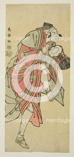 Nakamura Nakazo II in the Role of Aramaki Mimishiro Kanetora Disguised as Saiwaka, 1794. Creator: Tôshûsai Sharaku.