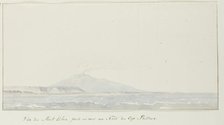 View of Etna over the sea north of Capo Passero, 1778. Creator: Louis Ducros.