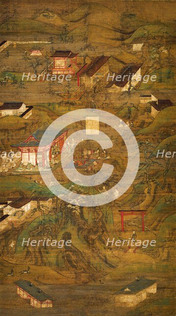 Illustrated Legends of the Tenchi-in (Tenchi-in engi), 14th century. Creator: Unknown.