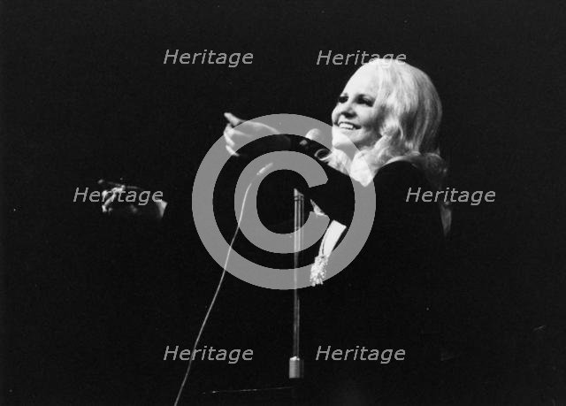 Peggy Lee, Royal Albert Hall, London, 1970. Creator: Brian Foskett.