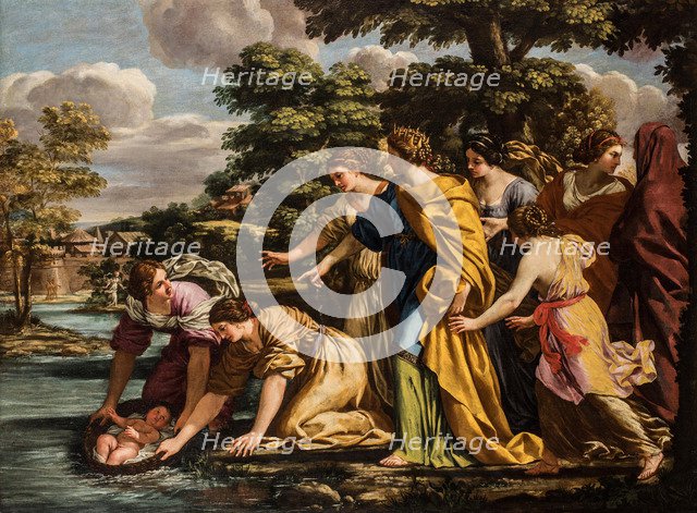 The Finding of Moses, 17th century.