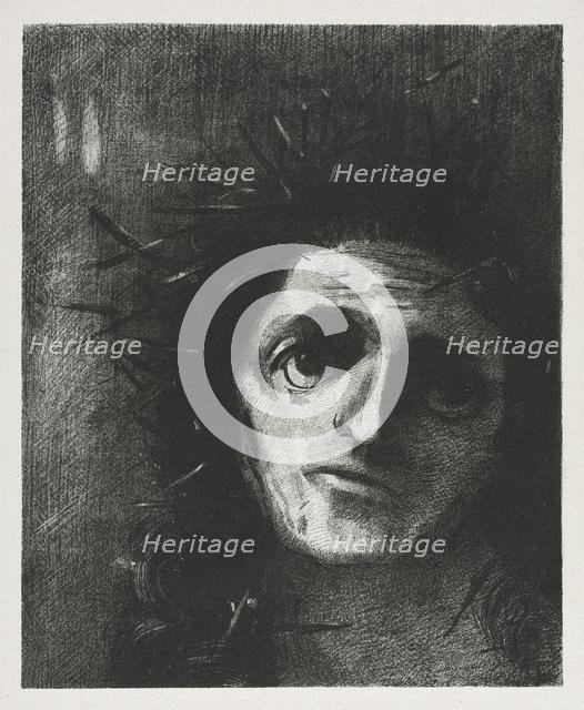 Christ, 1887. Creator: Odilon Redon (French, 1840-1916); Lemercier & Cie..