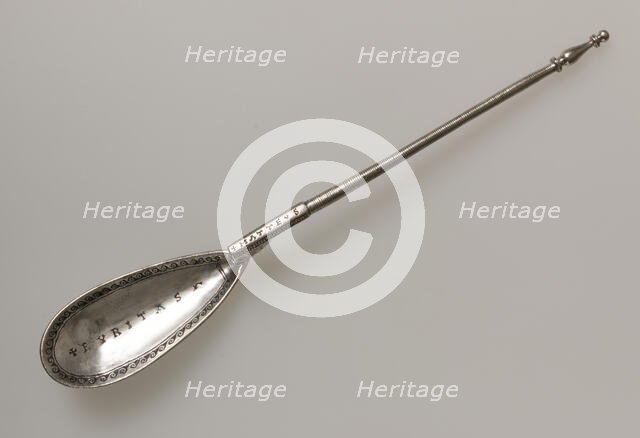 Silver Spoon, Byzantine, mid-6th-mid-7th century. Creator: Unknown.