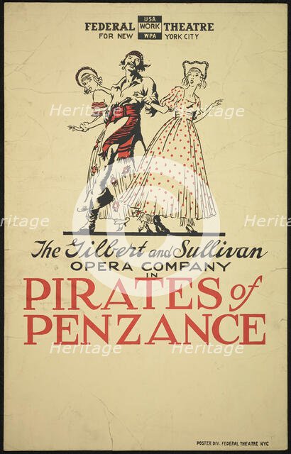 Pirates of Penzance, New York, [1930s]. Creator: Unknown.