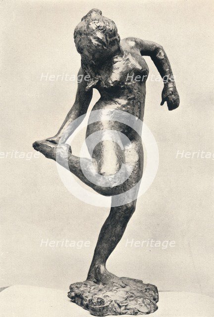 'Dancer Looking at the Sole of Her Right Foot', c1900. Artist: Edgar Degas.