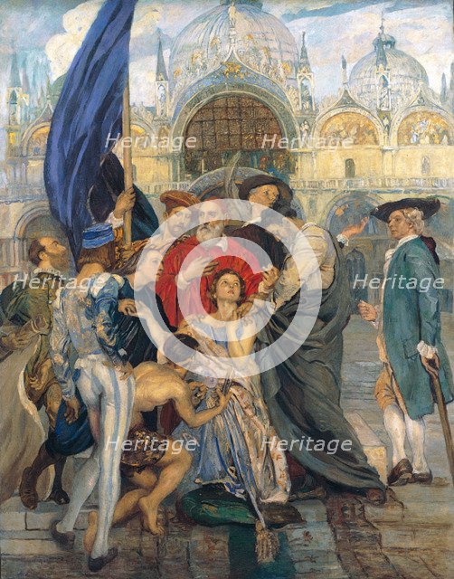 The Venetian Painters, 1937. Artist: Tito, Ettore (1859-1941)