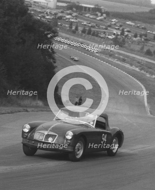 MG A, McCallum at Brands Hatch 24th September 1961. Creator: Unknown.