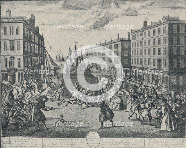 'The Humours of Billingsgate, 1736', (1920). Artist: Arnoldus van Haecken.