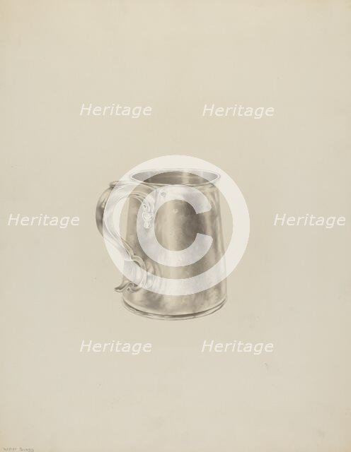 Silver Cup, c. 1938. Creator: Hester Duany.