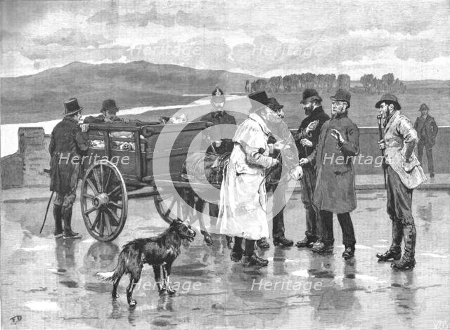 ''Taking Toll in Ireland--A Scene at an Irish Pig Fair', 1890. Creator: Unknown.