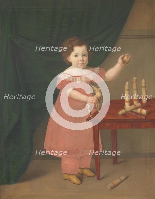Portrait of a child, 1822. Creator: Johan Anton Bech.