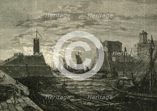 'The Attack on the Piraeus', 1890.   Creator: Unknown.