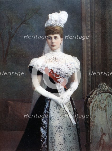 Princess Alexandra of Denmark, late 19th century.Artist: W&D Downey