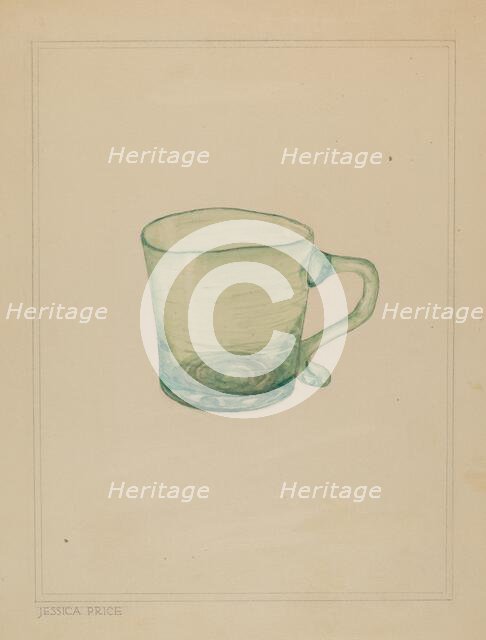 Mug, c. 1937. Creator: Jessica Price.