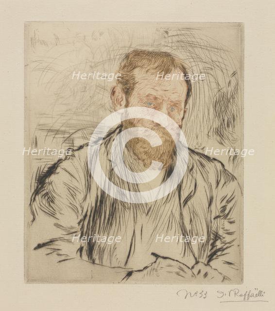 Self-Portrait, 1893. Creator: Jean-François Raffaëlli (French, 1850-1924).