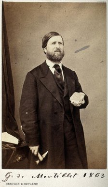 Louis Laurent Gabriel de Mortillet, 1863. Creator: Deroghe & Heyland.