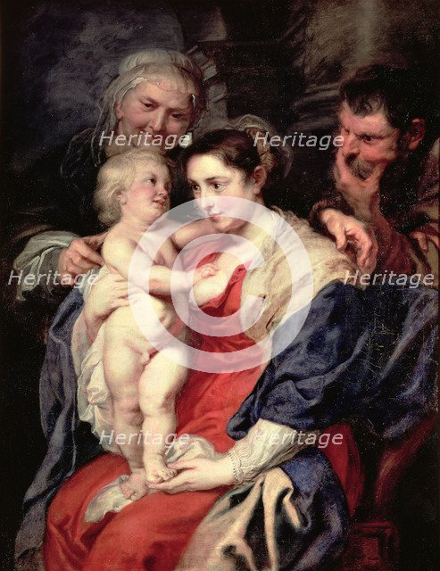  'The Holy Family', 1639, by Peter Paul Rubens.