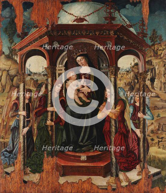 Madonna and Child with Angels, 1498. Creator: Crivelli, Protasio (active 1497-1506).