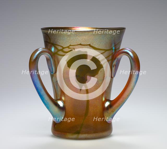 Three-Handled Cup, c. 1910-20. Creator: Tiffany Studios (American, 1902-1932).