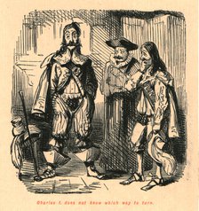'Charles I. does not know which way to turn', 1897.  Creator: John Leech.
