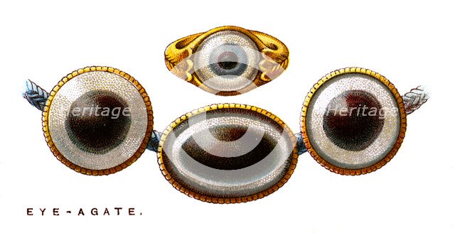 Eye-Agate, 1923. Artist: Unknown