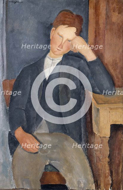 The Young Apprentice, 1918-1919. Artist: Modigliani, Amedeo (1884-1920)