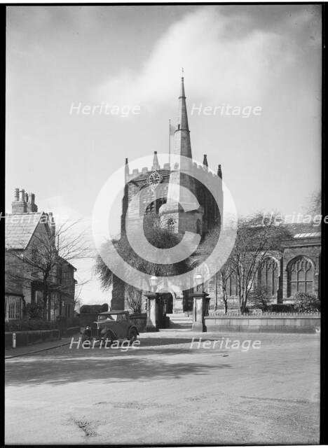 St Peter And St Paul's Church, Church Street, Ormskirk, West Lancashire, Lancashire, Mar 1948. Creator: Margaret F Harker.