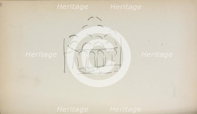 Italian Sketchbook: San Marco (page 186), 1898-1899. Creator: Maurice Prendergast (American, 1858-1924).