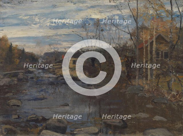 From Sandvikselven, unknown date. Creator: Fredrik Jonas Lucian Botfield Collett.