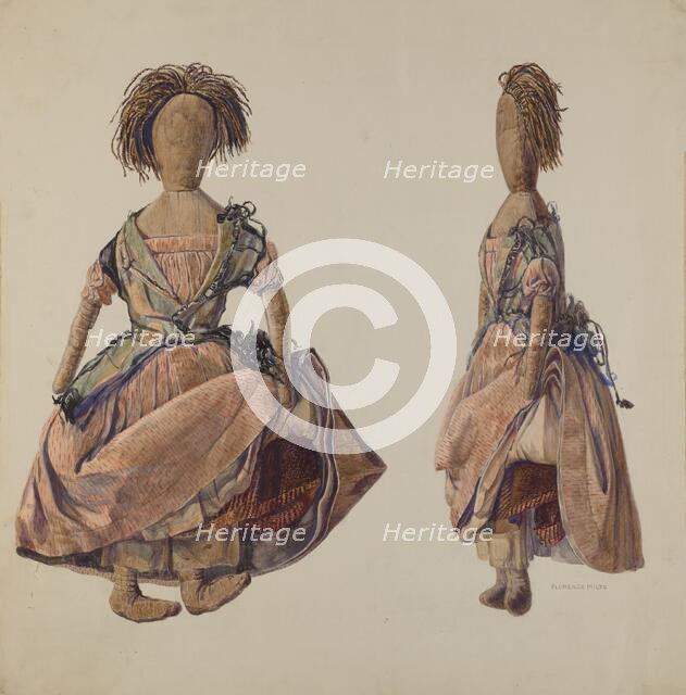 Doll, 1935/1942. Creator: Florence Milto.