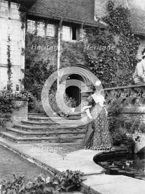 Gertrude Jekyll, English garden designer, at Deanery Garden, Sonning, Berkshire, c1901. Artist: Maxwell-Lyte.