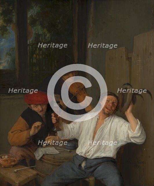 The Merry Drinkers. Creator: Adriaen van Ostade.