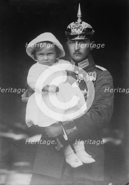 Prince August & son, between c1910 and c1915. Creator: Bain News Service.