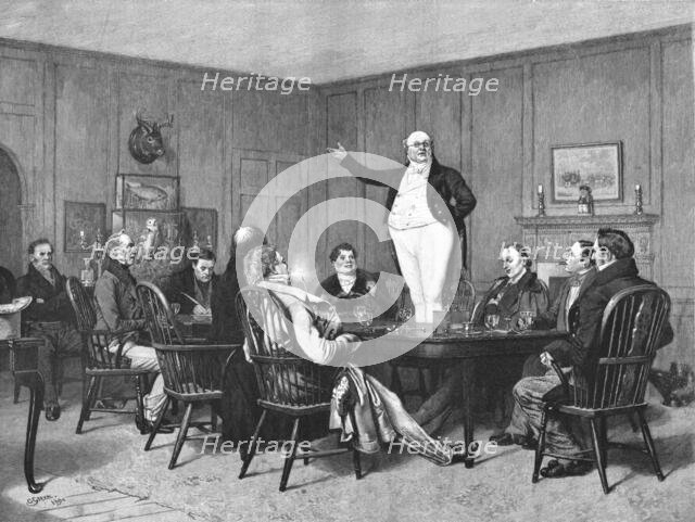 ''"The Pickwick Club" after Charles Green, R.I.', 1890. Creator: Charles Green.