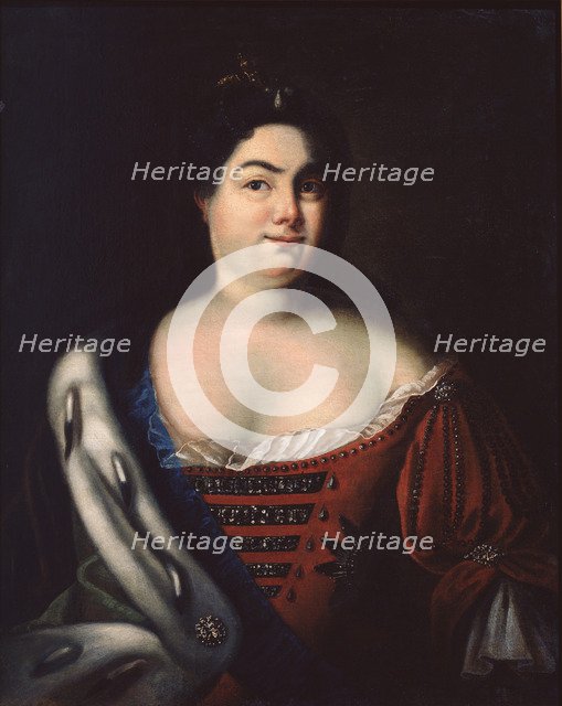 Portrait of Empress Catherine I. (1684-1727), Early 18th cen.. Artist: Wedekind, Johann-Heinrich (1674-1736)
