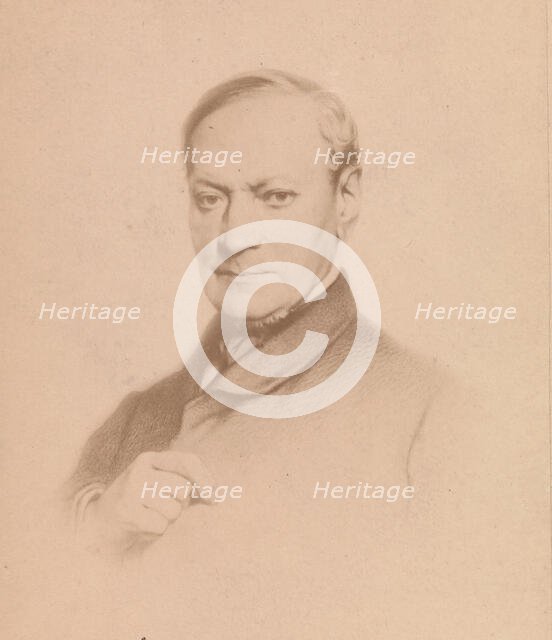 [Eugene Joseph Verboeckhoven], 1860s. Creator: Hector de Saedeler.