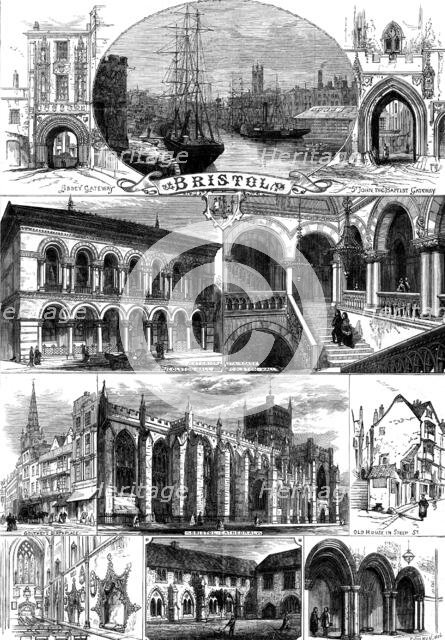 The Bristol Musical Festival: views in Bristol, 1873. Creator: Unknown.