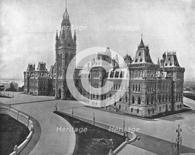 Parliament Buildings, Ottawa, Canada, c1900.  Creator: Unknown.