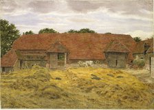Red Barn at Whitchurch, 1868. Artist: George Price Boyce.